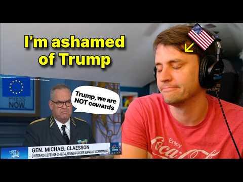 American reacts to Sweden defense chief responds to Trump insulting NATO allies