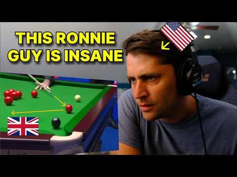 American reacts to Ronnie O'Sullivan 153 World Record Break