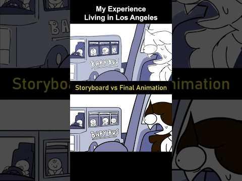 Storyboard vs Animation: Living in Los Angeles (shot 4)