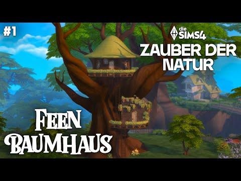 Ich baue ein Baumhaus für eine Fee 🧚🌿 nur mit Objekten aus dem Die Sims 4 Zauber der Natur Pack