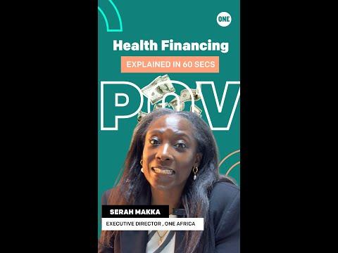 What is health financing?