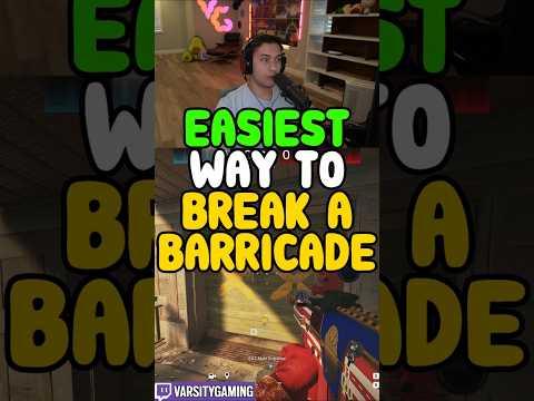 ONE PUNCH BREAK BARRICADES AGAIN (SIEGE SCHOOL) #shorts