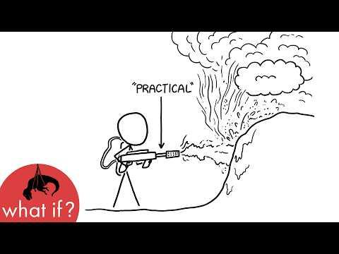 What if you used a flamethrower as a snowblower?