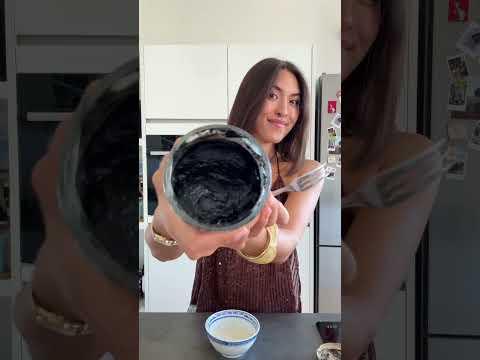 Black Sesame Matcha Overnight Oats 💖🌿