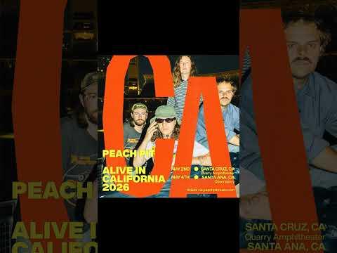 Tickets for our May California shows are on sale now !! https://www.peachpitmusic.com/#tour