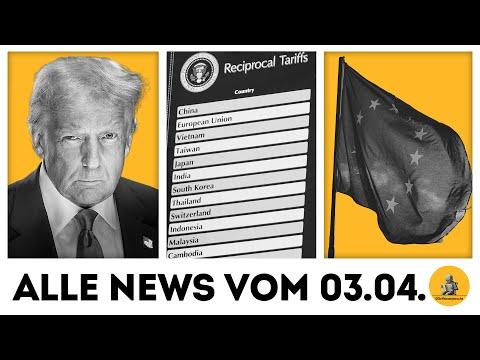 Trump attackiert mit Zöllen die EU! | Alle News vom 03.04.2025