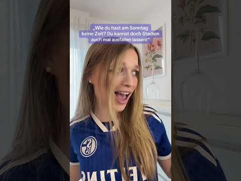 Ich habe Sonntag KEINE Zeit 💁🏼‍♀️ #fußball #lisakueppers #schalke