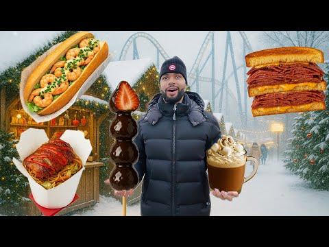 ALLES ESSEN AUF DEM KRASSESTEN WEIHNACHTSMARKT + FREIZEITPARK 😍🤤 (CRANGER)