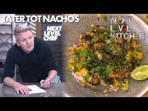 Gordon Ramsay Challenges Richard Blais: Gourmet Tater Tot Nachos
