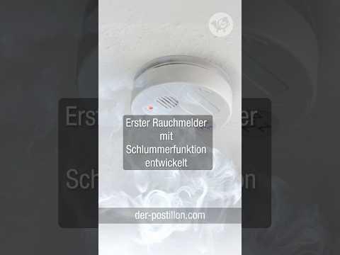 Rauchmelder mit Schlummerfunktion entwickelt