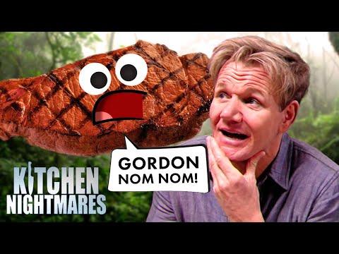 guys i think the food is trying to eat gordon | Kitchen Nightmares | Gordon Ramsay