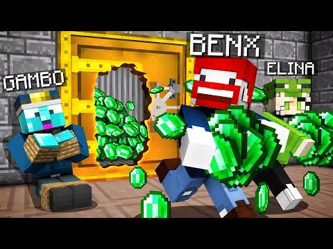 WIR ÜBERFALLEN die REICHSTE BANK! - Minecraft Bank #1