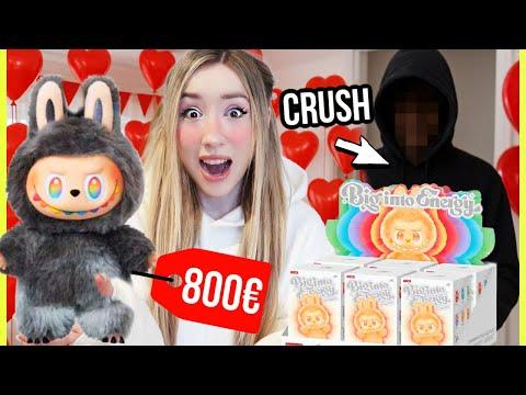 Geheimer CRUSH SCHENKT mir 1000 Euro originale LABUBUS (SECRET LABUBU im MYSTERY BOX bekommen?)