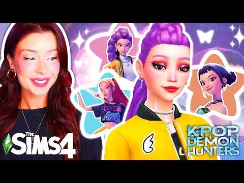 Creating K-POP DEMON HUNTER Inspired Sims in The Sims 4