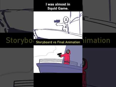 Storyboard vs Animation: I was almost in Squid Game. (shot 25)