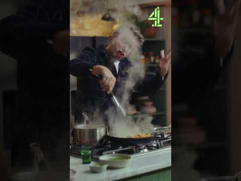 Silky Aubergine Noodles | Jamie's Feasts For a Fiver | Channel 4, Mondays, 8PM