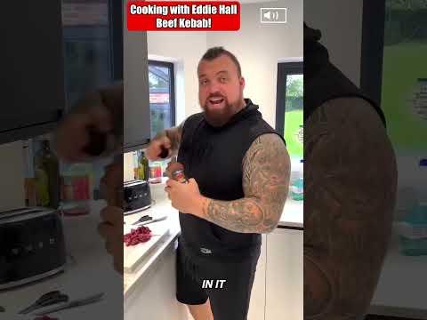 Cooking with Eddie Hall (Beef Kebab)