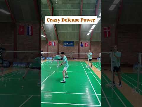 World Class Cross Defense  #badmintondrills #badminton #badmintontips #badmintontraining