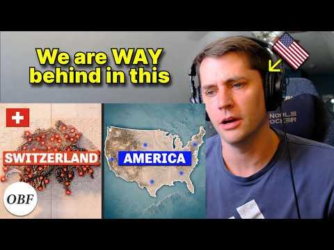 American reacts to Why Switzerland Is Insanely Well Designed