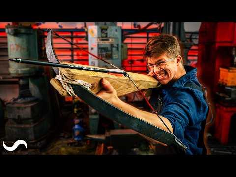 Making a Crossbow in 4 hours - Steele Vs. Stelter 