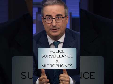 Police Surveillance & Microphones #lastweektonight