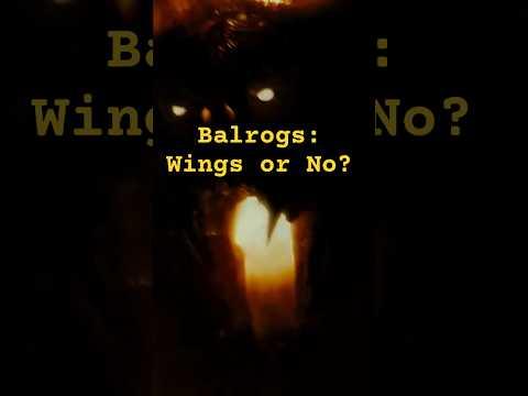 Does the Balrog have wings?