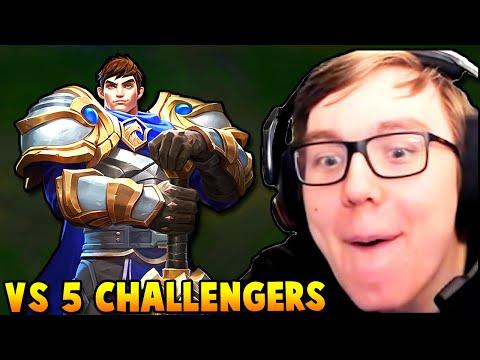 TheBausffs has finally Mastered Garen vs 5 Challengers
