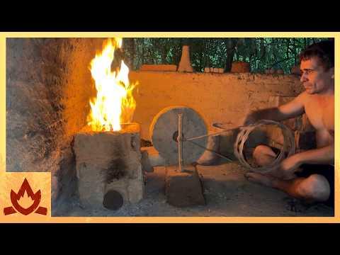 Primitive Technology: Portable pulley blower