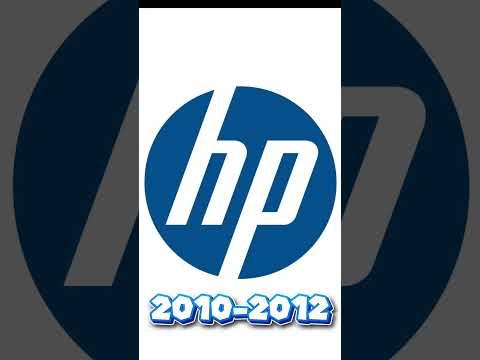 HP Logo Evolution Historical Logos #shorts #trending #hp #technology #computer #windows #pc 