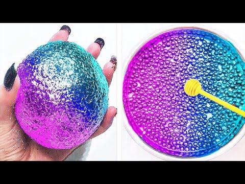 8 Hours Of Oddly Satisfying Slime ASMR - Relaxing When Stressed Or Sleepy