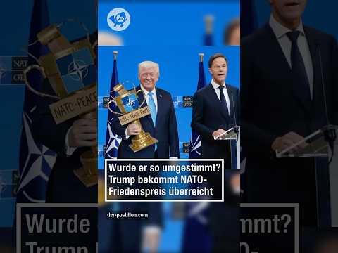 Wurde er so umgestimmt? Trump bekommt NATO-Friedenspreis von Rutte überreicht