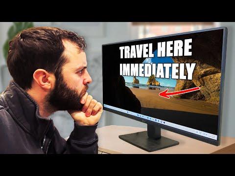 The next windows background that appears, I travel to.