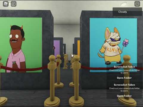 Screenshotting all of the NFTs in this Roblox Game
