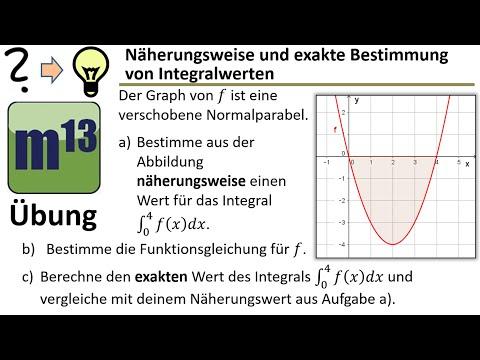Näherungsweise und exakte Bestimmung eines Integralwertes