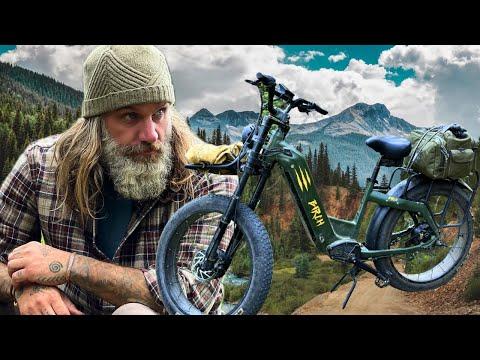 Stone Tools Only - 3 Days Off Grid With Birch Grolar Hunting E Bike #survival #bushcraft