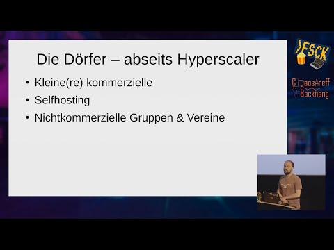 FSCK 2026 - Digitale Souveränität selbst gelebt - Internetdienste gemeinschaftlich betreiben