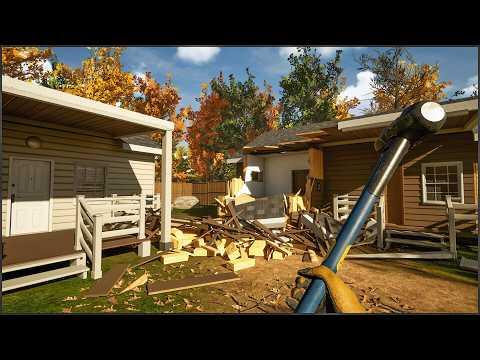 Ich zerstöre Häuser für GELD | Deconstruction Simulator