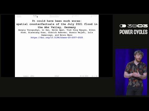 39C3 - CCC&T - Cosmic ray, the Climate Catastrophe and Trains.