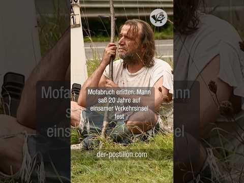 Mofabruch erlitten: Mann saß 20 Jahre auf einsamer Verkehrsinsel fest