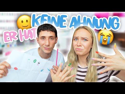 Mein Freund DESIGNED meine GEL-NÄGEL 💅😭| CARAMELLA