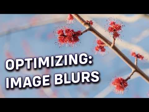 How to blur images at 20,000 FPS (or 50 microseconds)
