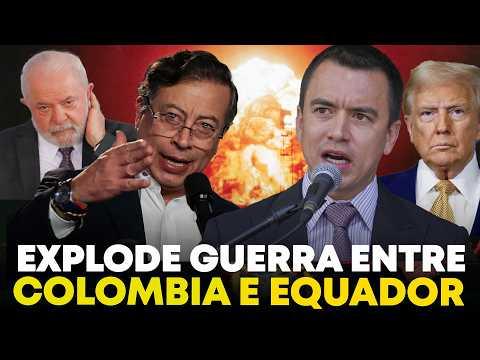 EXPLODE GUERRA AO LADO DO BRASIL: EQUADOR BOMBARDEIA COLÔMBIA ATACANDO T3RRORISTAS