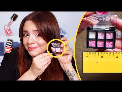 Ich teste das KLEINSTE Makeup der Welt! 👀 (ES FUNKTIONIERT WIRKLICH!!)