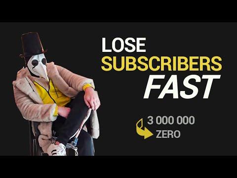 How to lose subscribers FAST