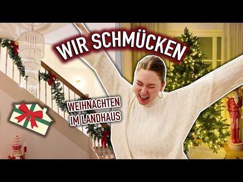 XXL WEIHNACHTS MAKEOVER im LANDHAUS! | Sonny Loops