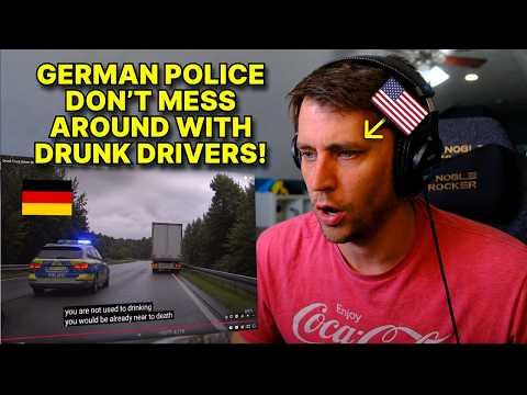 American amazed by German Police Intercepting Dangerous Truck Driver on Autobahn. Incredible!