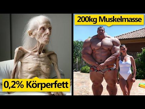 8 echte Menschen mit unfassbaren Körpermaßen