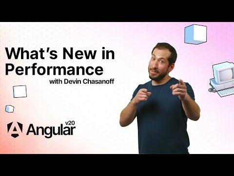 Building more performant apps with Angular v20