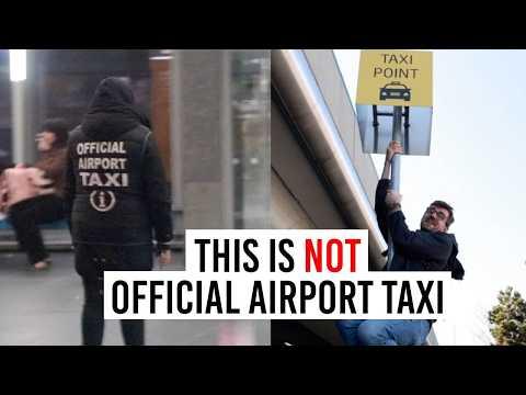 Exposing dirty tricks of taxi drivers at the airport