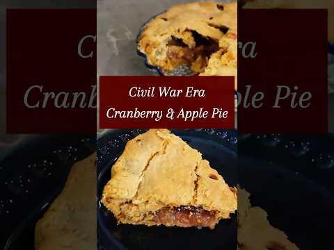 Civil War Cranberry Apple Pie